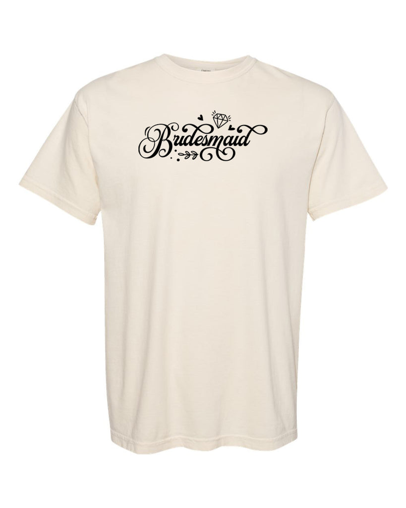 Fancy Bridesmaid Garment-Dyed Heavyweight T-Shirt
