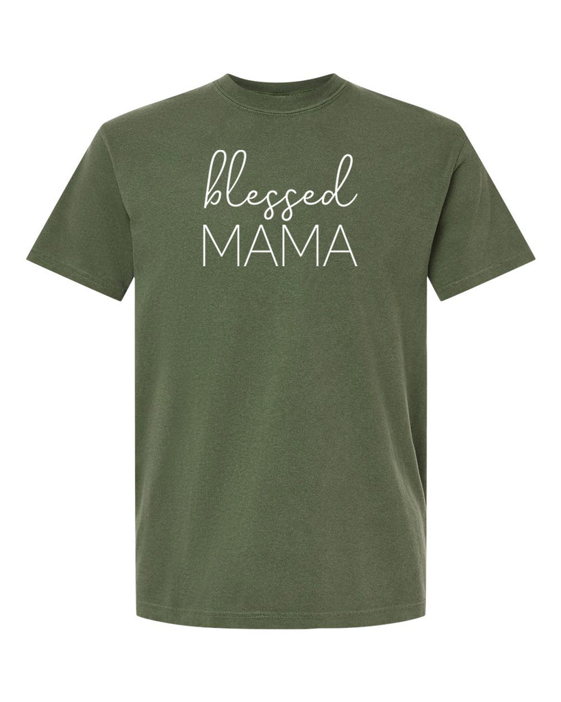 Blessed Mama Garment-Dyed Heavyweight T-Shirt