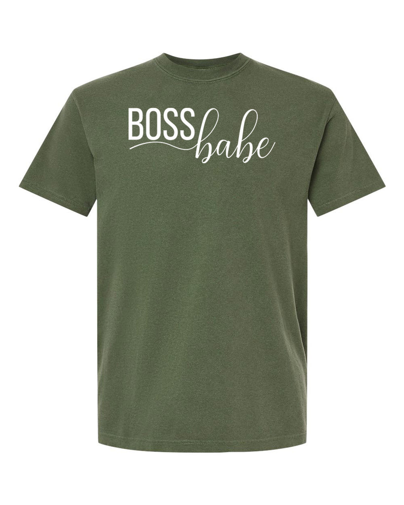 Boss Babe Garment-Dyed Heavyweight T-Shirt