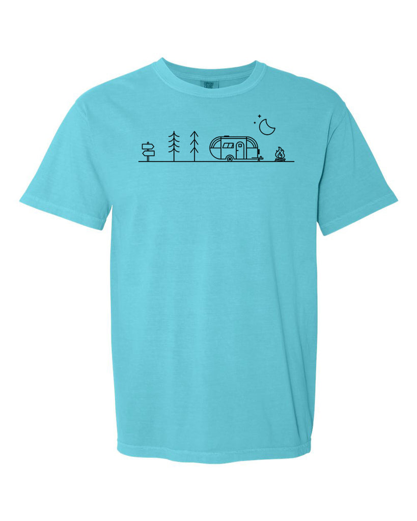 Campsite Graphic Garment-Dyed Heavyweight T-Shirt