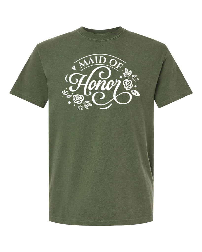 Maid of Honor Garment-Dyed Heavyweight T-Shirt