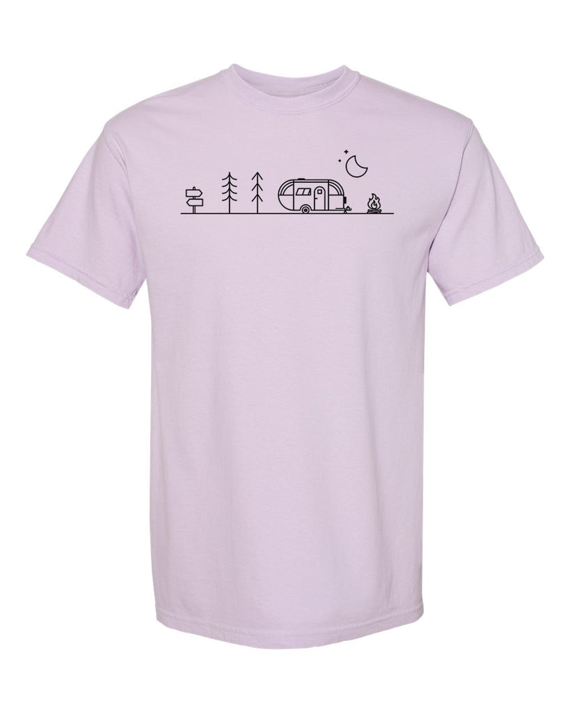 Campsite Graphic Garment-Dyed Heavyweight T-Shirt