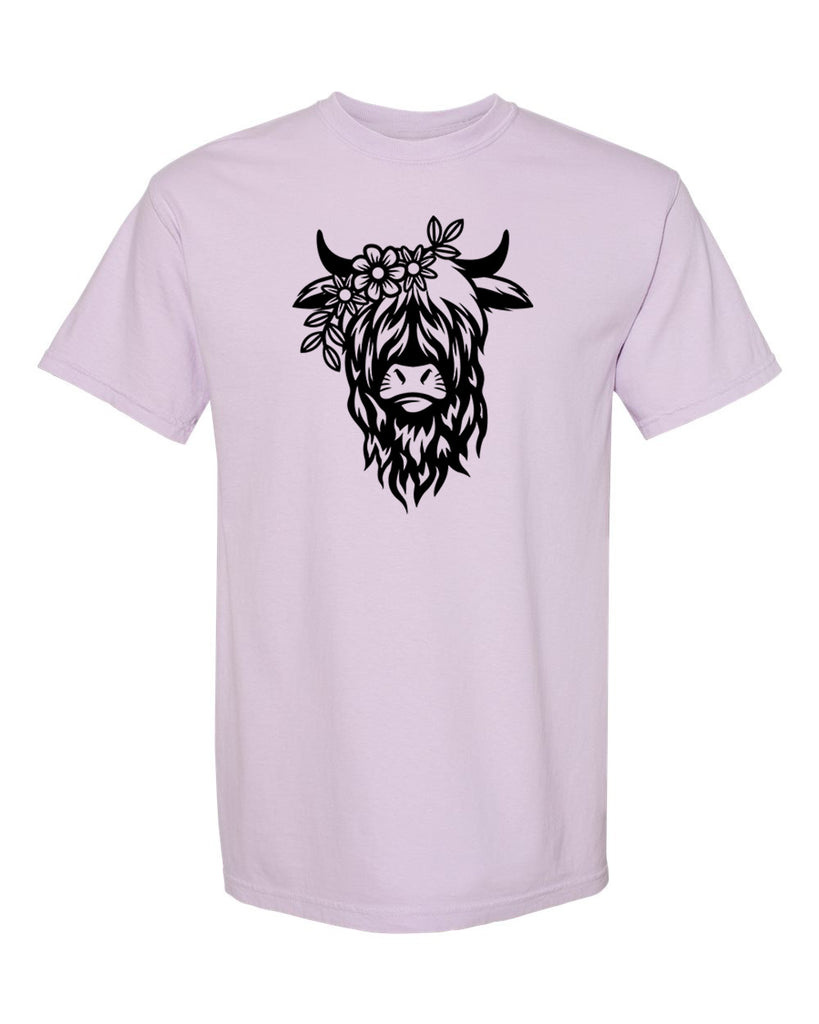 Highland Cow Garment-Dyed Heavyweight T-Shirt