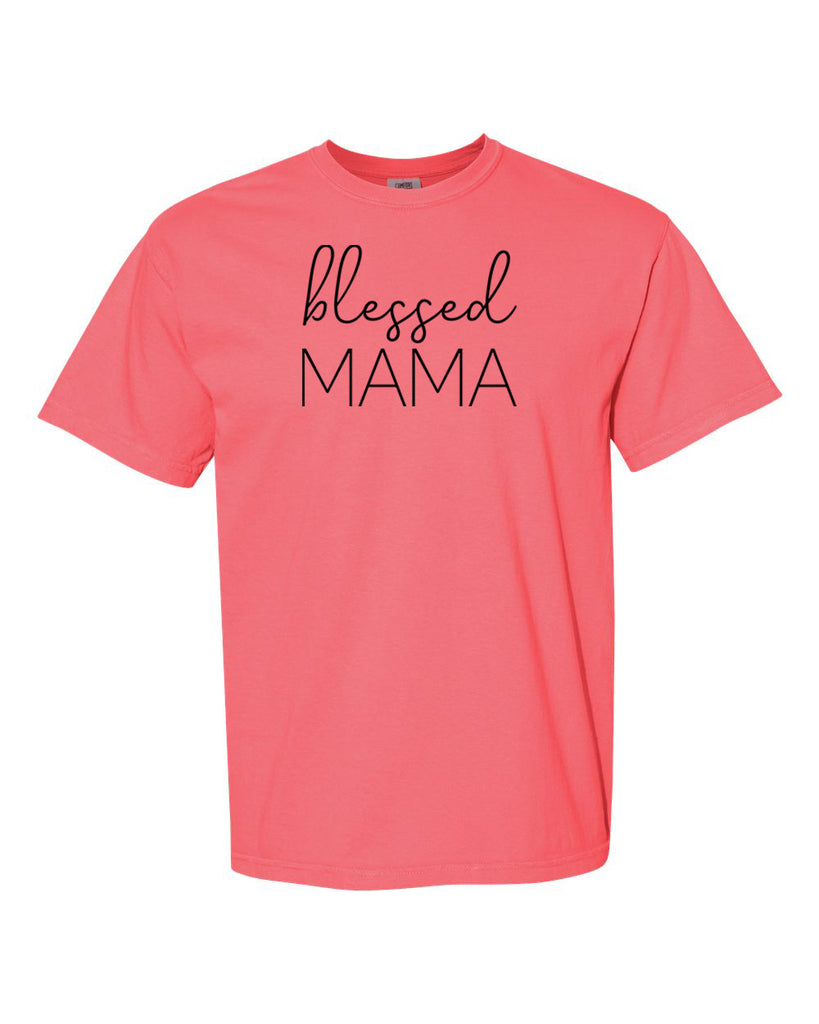Blessed Mama Garment-Dyed Heavyweight T-Shirt