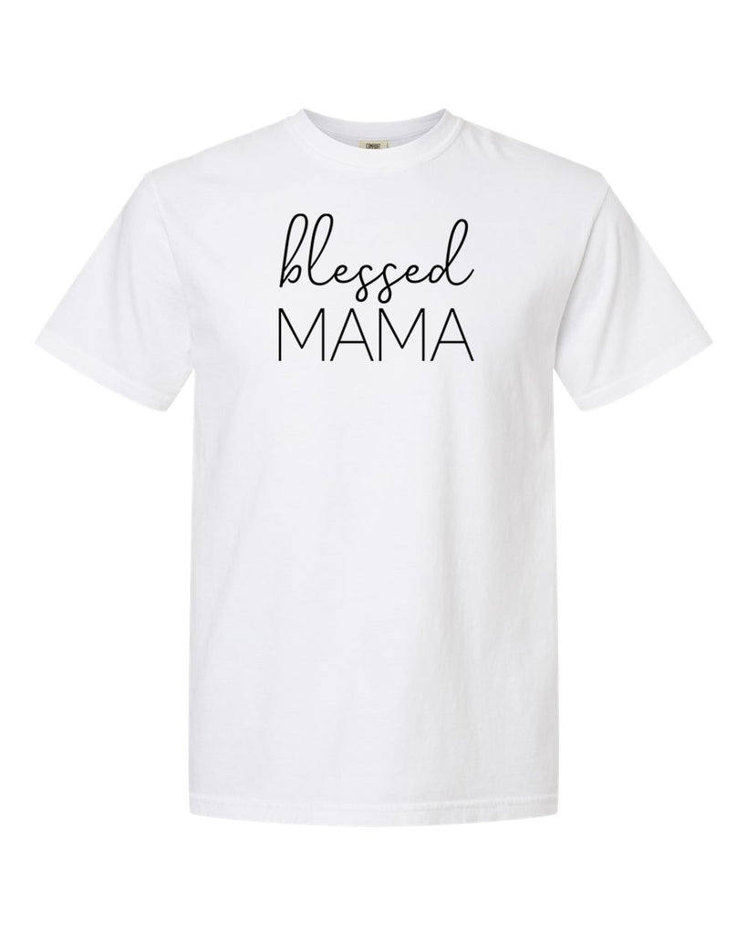 Blessed Mama Garment-Dyed Heavyweight T-Shirt