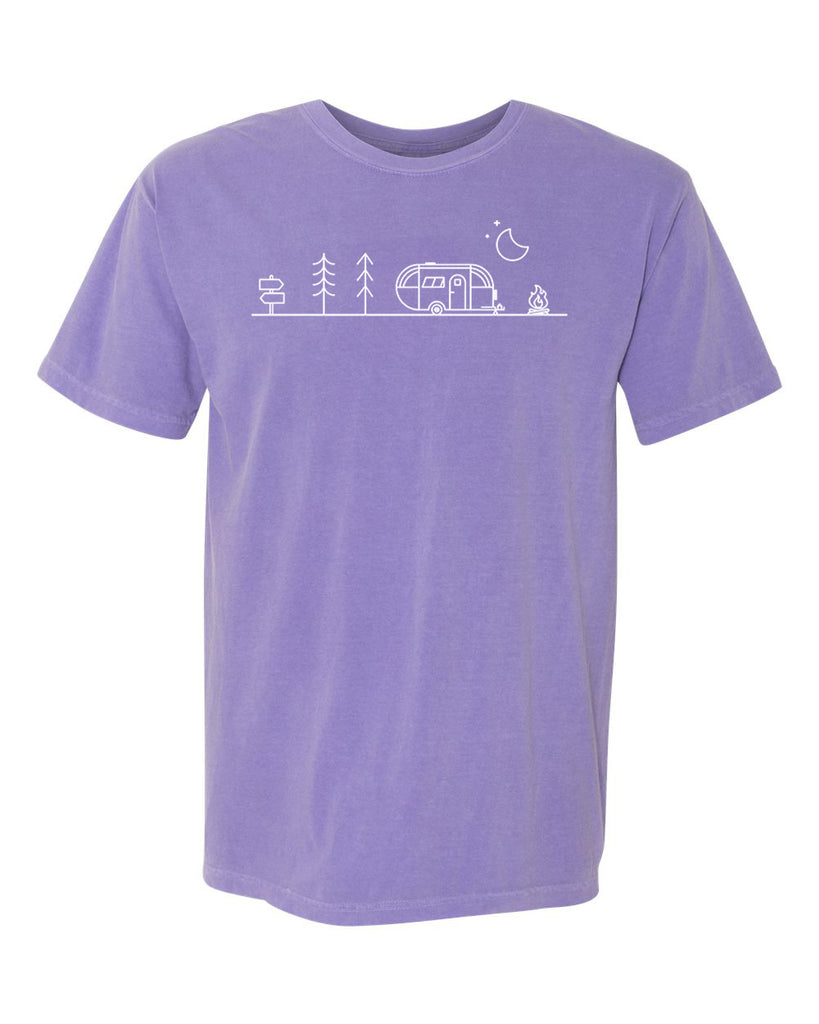 Campsite Graphic Garment-Dyed Heavyweight T-Shirt