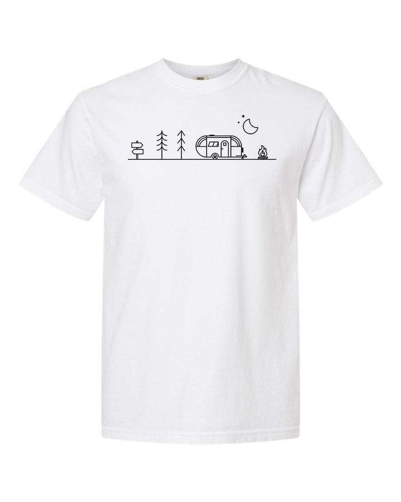 Campsite Graphic Garment-Dyed Heavyweight T-Shirt