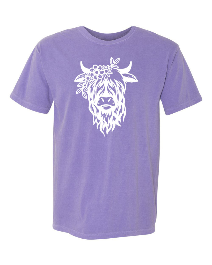 Highland Cow Garment-Dyed Heavyweight T-Shirt