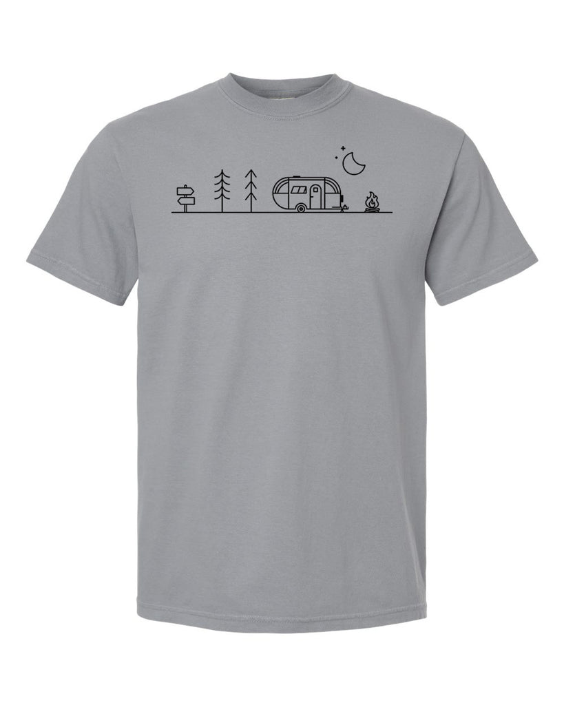 Campsite Graphic Garment-Dyed Heavyweight T-Shirt